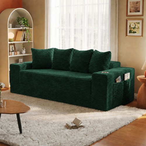 Boneless convertible sofa - 77",