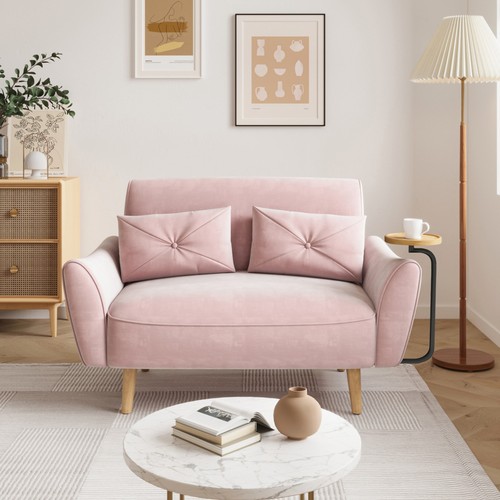 Velvet loveseat sofa couch - velvet,