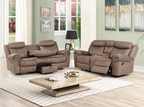 New modern 2pc sofa loveseat - sofa,
