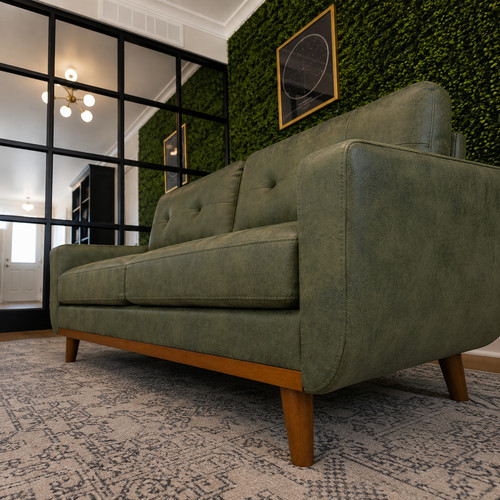 Mid century modern olive green - olive,